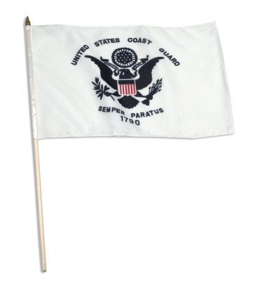 12"x18" U.S. Coast Guard Mounted Flag